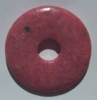 1 40mm Rhodonite Donut